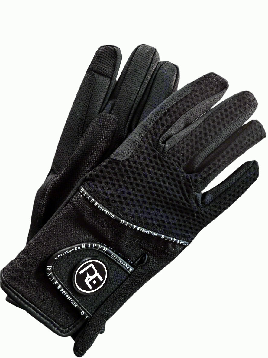 Close Contact Riding Gloves - Black