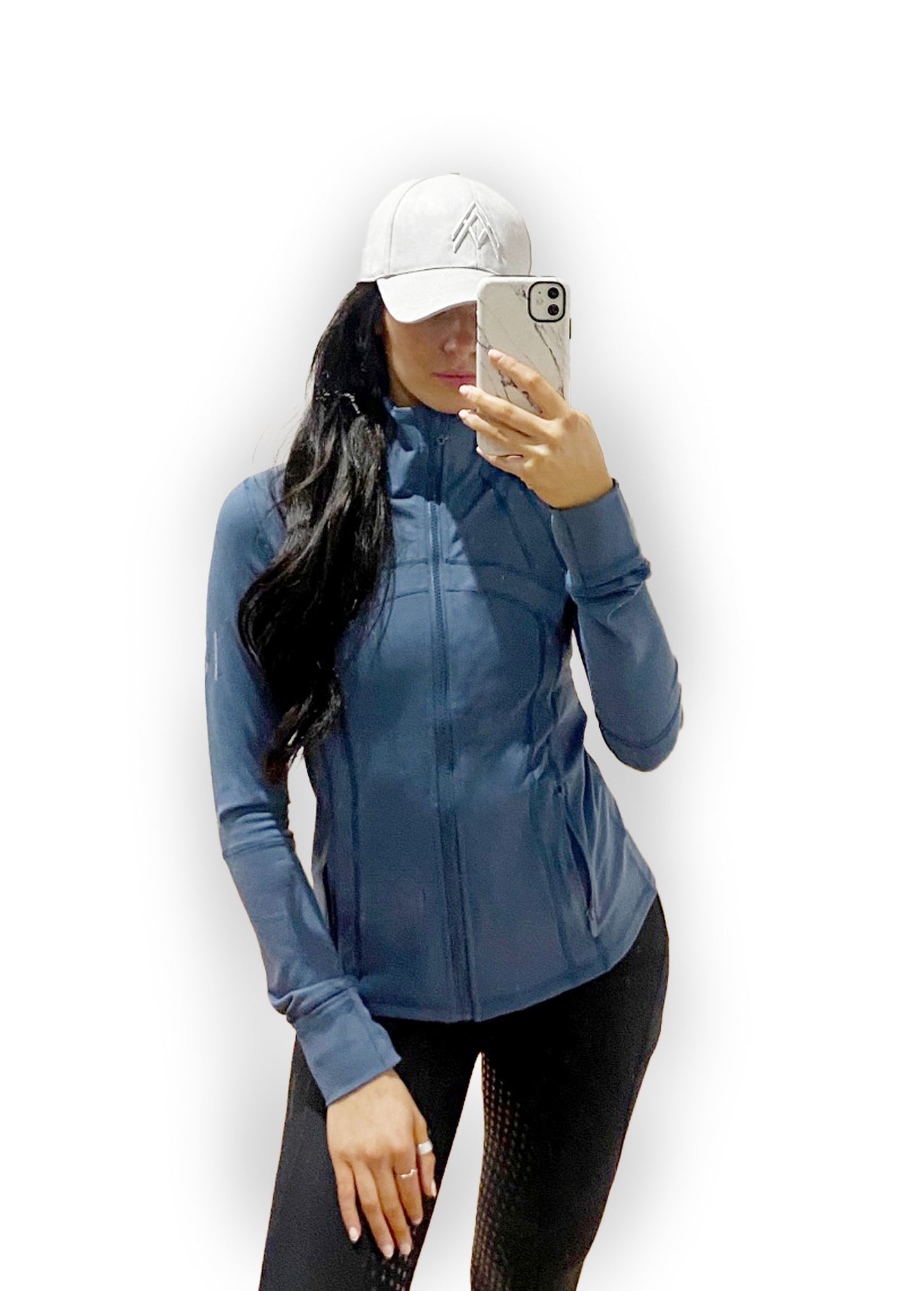 Technical Riding Jacket Steel Blue