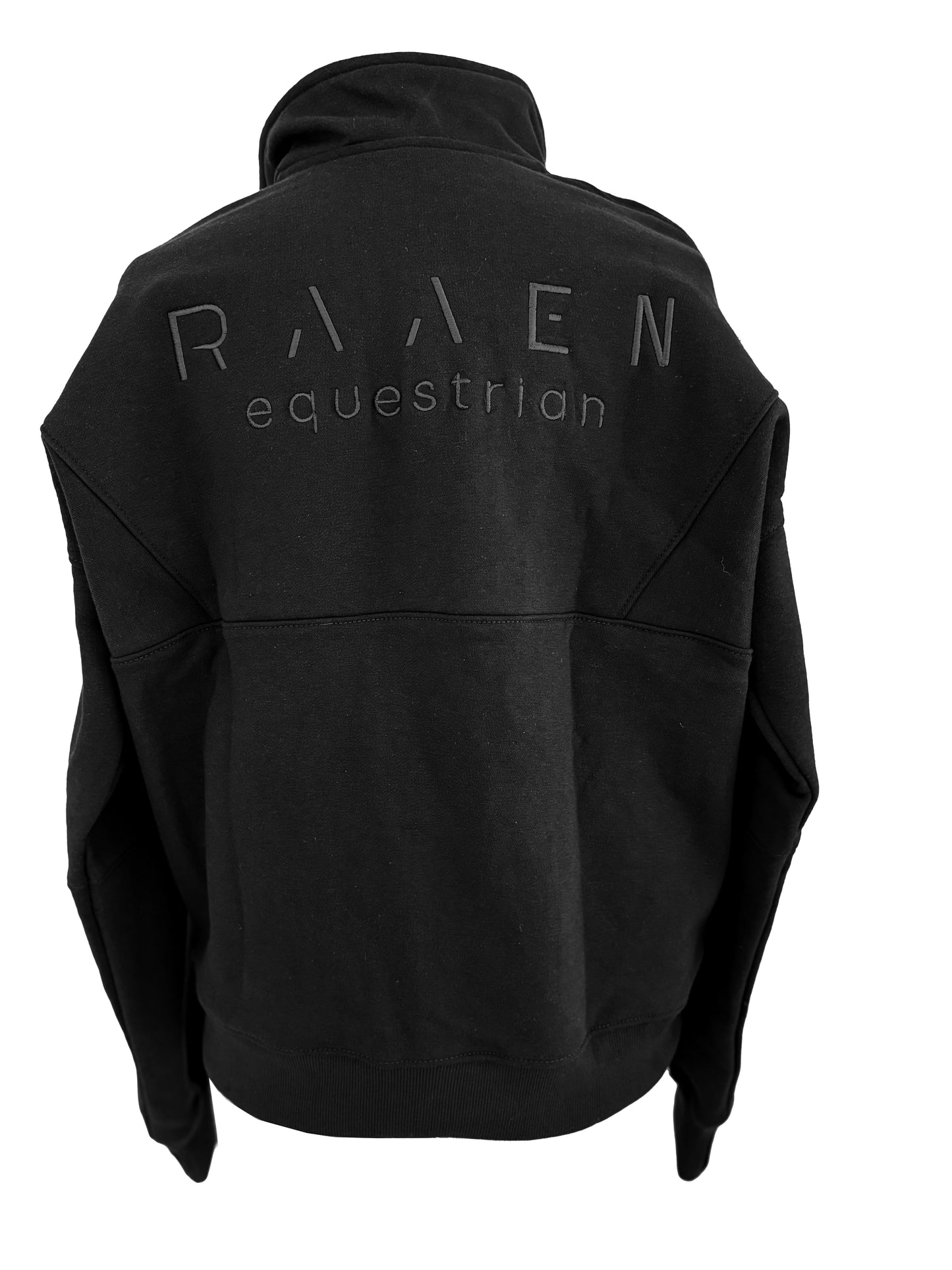 Half Zip Hoodie - Black