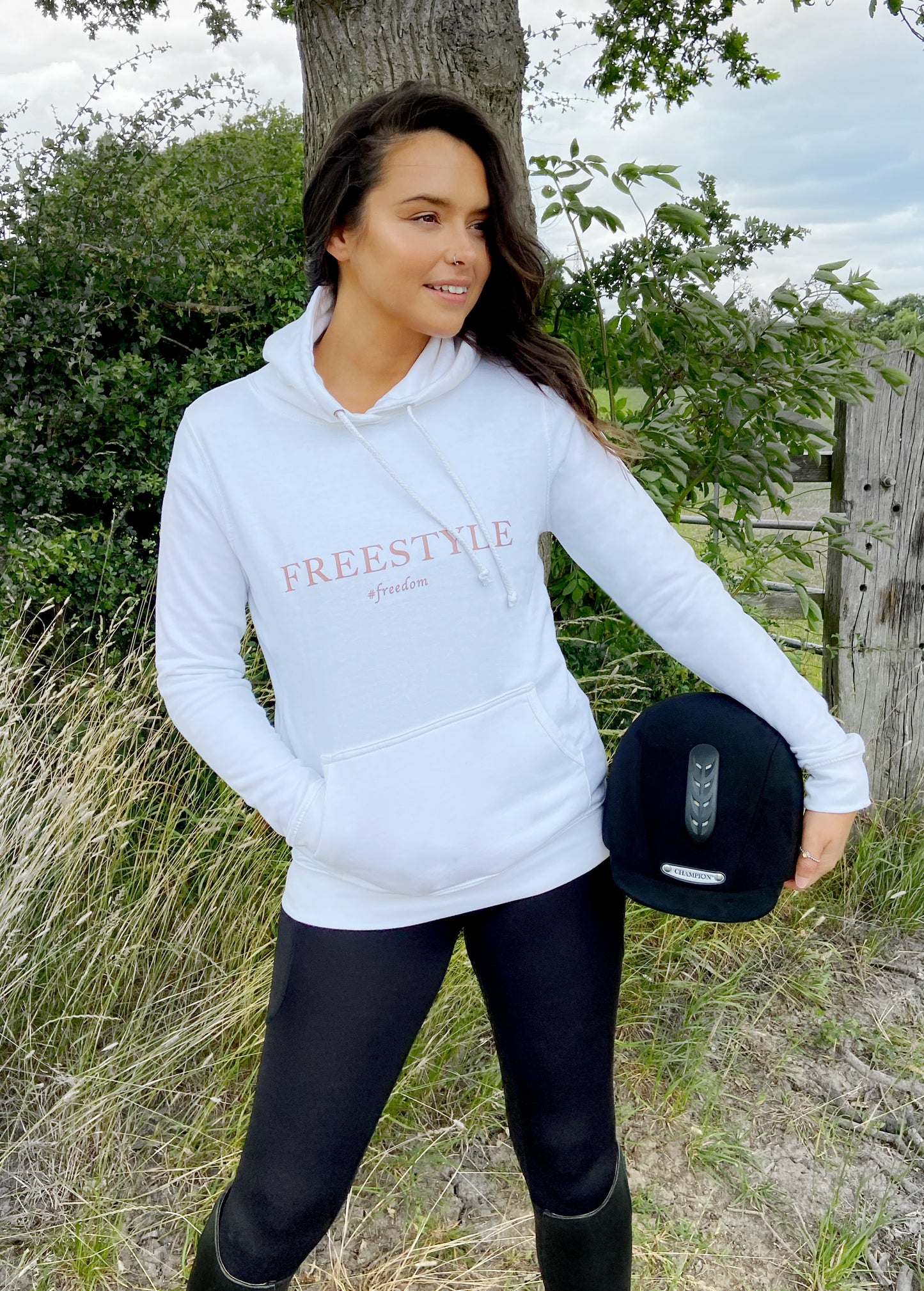 White Lightweight Training Hoodie